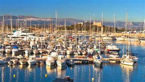 Antibes stadsbeeld en haven