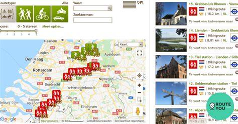 visualisatie van routes Lissabon-Amsterdam