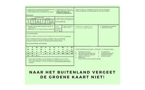 Groene kaart uitleg en wachtrijprioriteit