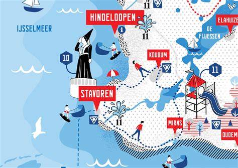 Illustratieve kaart van Rabobank netwerk en online onboarding