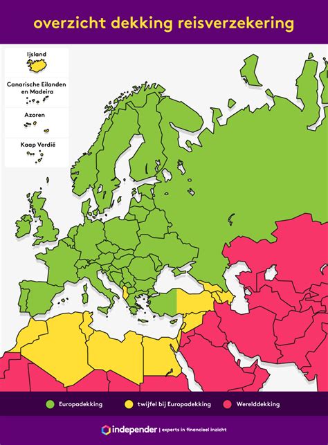 overzicht dekking wereld vs europa