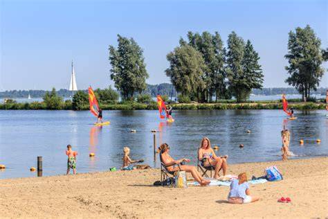 Veluwemeer en zandstrand (fotokarten)