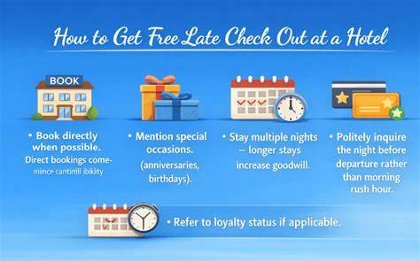 check-out tijden en late check-out