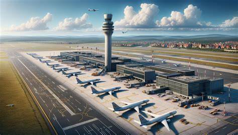 Vluchtduur en luchthaven informatie kaart