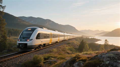 Trein en ferry netwerken in Scandinavië