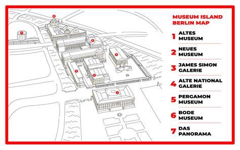 UNESCO Museumsinsel kaart