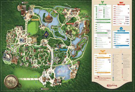 kaart en plattegrond van Efteling en locatie Fletcher
