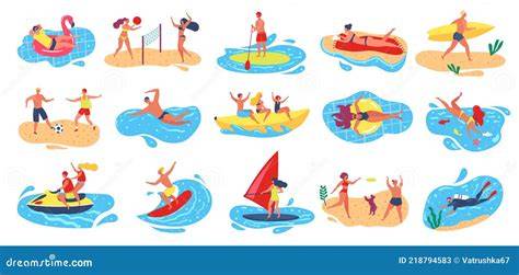 zwembad en strandactiviteiten