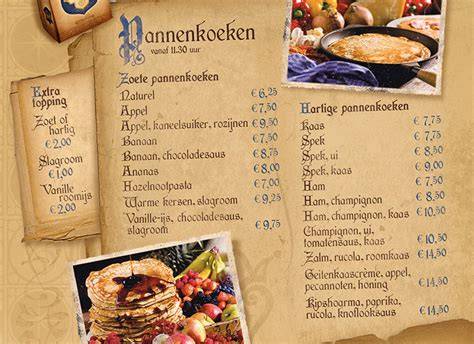 pannenkoekenhuis efteling infographic (menu en mocktails)