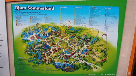 Djurs Sommerland kaart en themagebieden