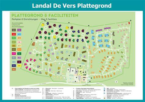 kaart golfbaan Overloon nabij Landal De Vers