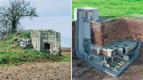 foto bunkers en bouw van Bergen 1940