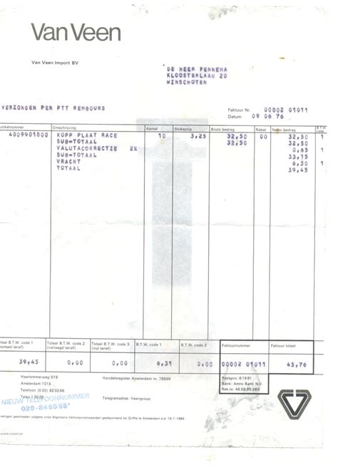 Foto’s van aankoopbewijzen en bagagebeschadiging