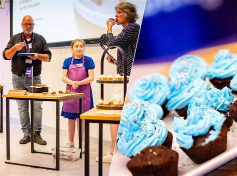illustratie van Manuela tijdens bakwedstrijd