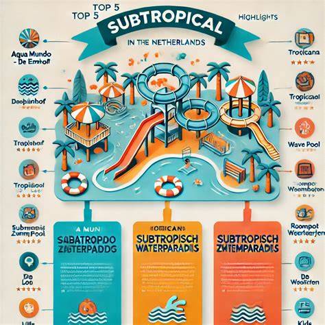 zwembad en waterpret infographic