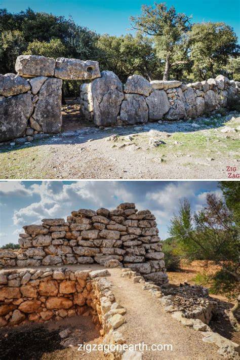 Nuragische torens en Sardijnse archeologische sites