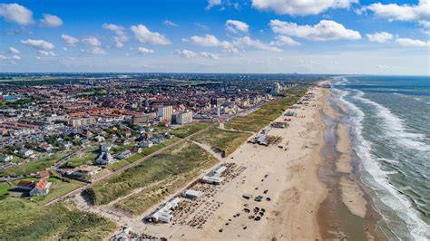 Noordwijk aan Zee strand en duinen infografiek