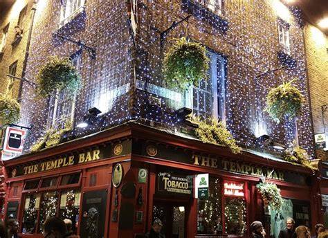 kaart van Temple Bar en nabije bezienswaardigheden