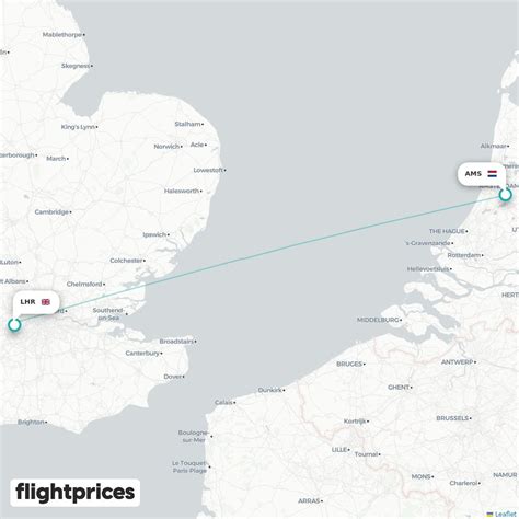 infographic reistijden AMS naar LHR en populaire vluchten
