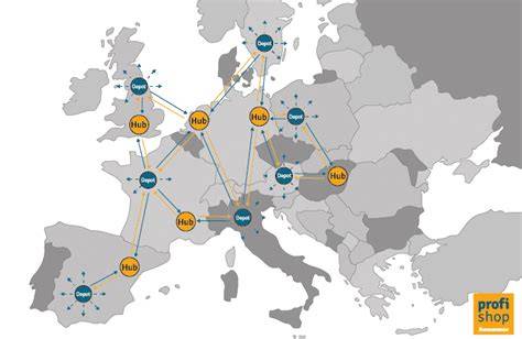 amber automatisering kaart en hub locaties