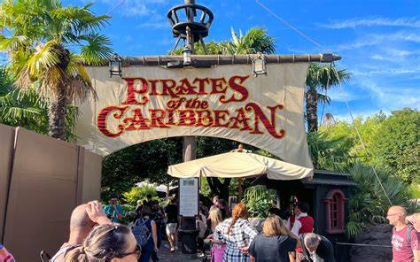 piraten van Disneyland Parijs kaart (pirates en havens)