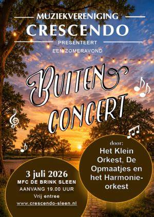 Zomeravondconcert Crescendo Sleen