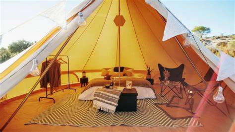 luxe tipi interieur en voorzieningen