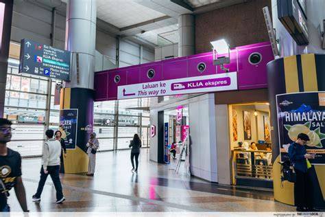 infrastructuur en haltes KLIA Express verbindingen