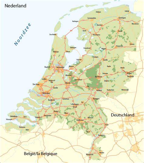 Overzichtskaart Loirekastelen en steden