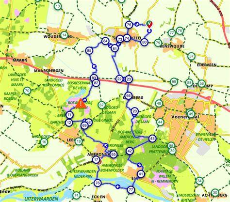 kaarten en routes langs Cairns en omgeving