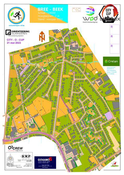 Overzicht map vakantiehuizen Beek