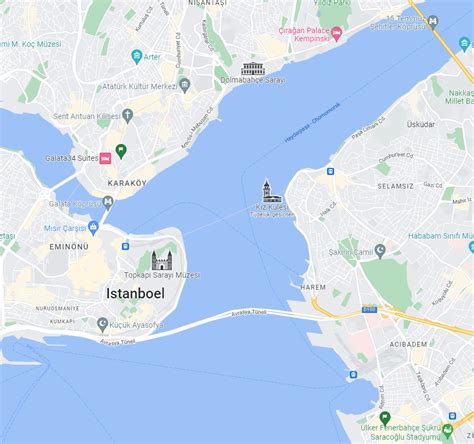 kaart van Alanya en Istanbul busroutes