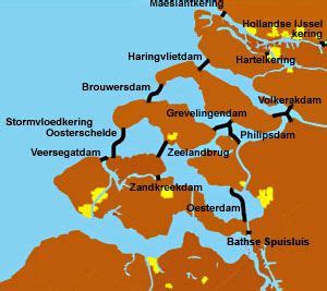 tagimg>zandstranden en deltawerken kaart