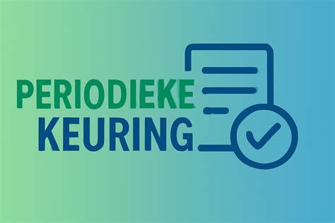 technische keuring proces (flow)