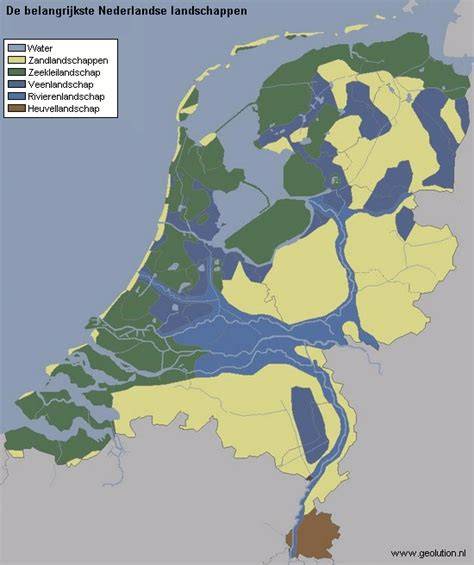 natuurparken kaarten en landschappen Nederland overzicht