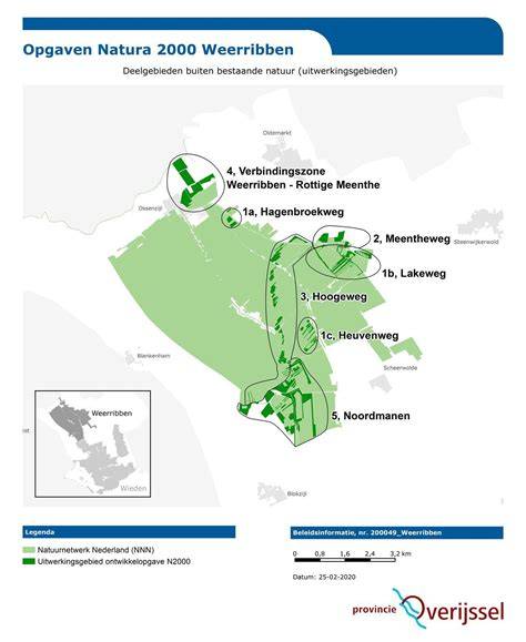 natuur en weilanden in weerribben wieden kaart