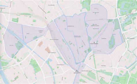 overzicht van Osnabrück wijken en hotels
